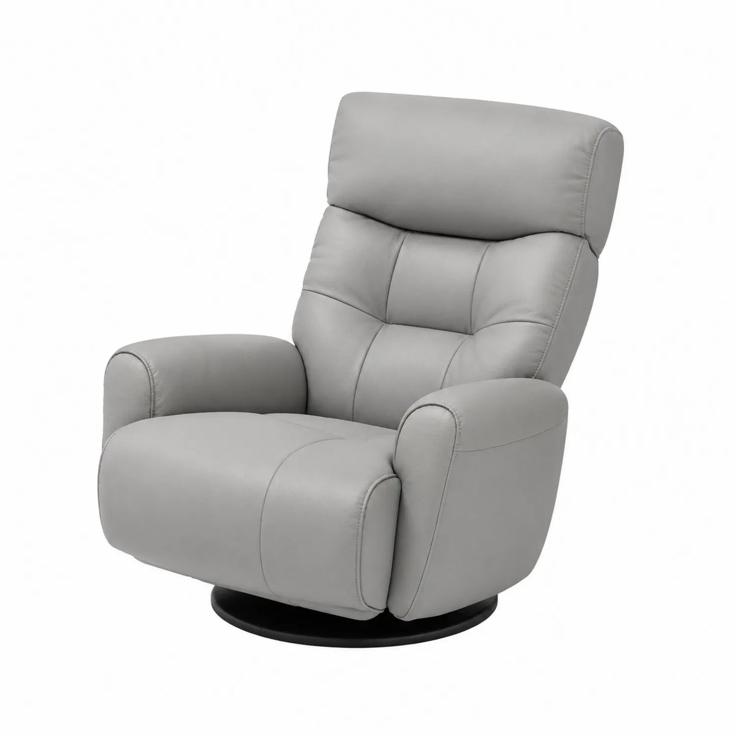 Fauteuil Relaxation Inclinable Cuir Synthétique Gris
