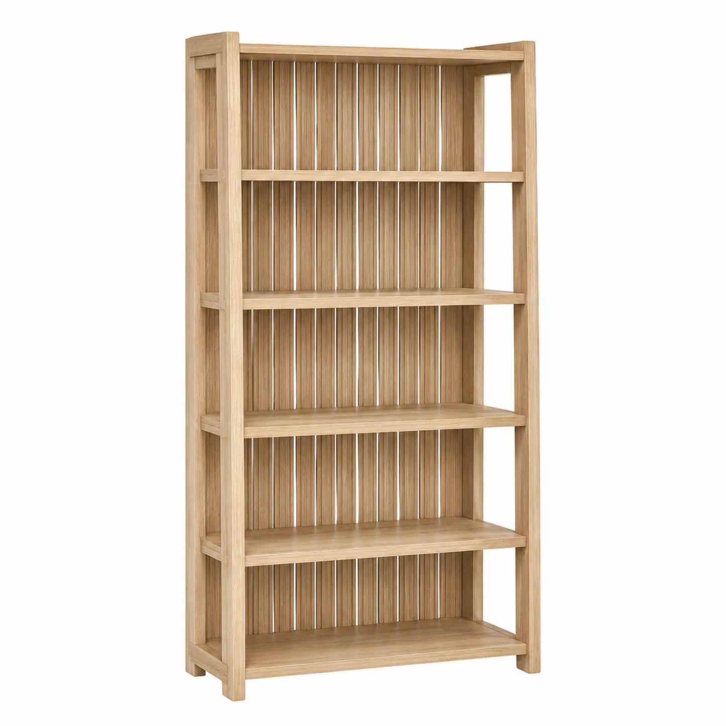 Bibliothèque en bois 5 étagères 180x90x30 cm